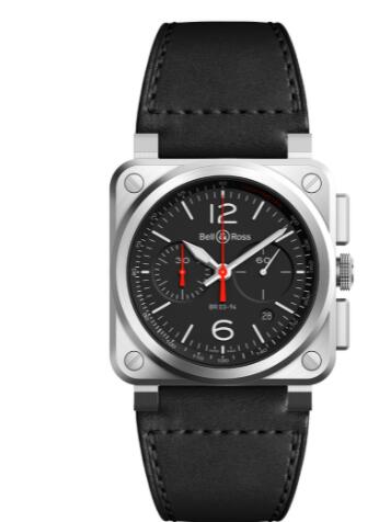 Bell and Ross BR 03 Replica Watch BR 03-94 BLACK STEEL BR0394-BLC-ST/SCA
