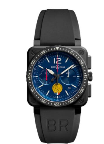 Bell and Ross BR 03 Replica Watch BR 03-94 PATROUILLE DE FRANCE BR0394-PAF1-CE/SRB