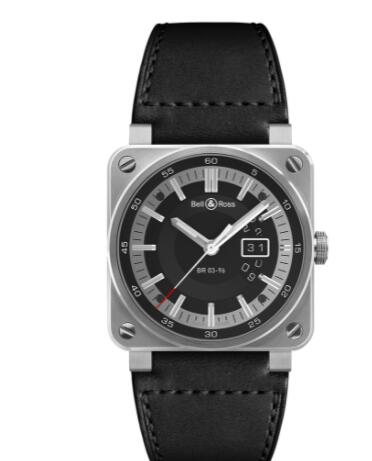 Bell and Ross BR 03 Replica Watch BR 03-96 GRANDE DATE BR0396-SI-ST