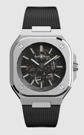 Bell and Ross BR 05 Replica Watch BR 05 SKELETON NIGHTLUM BR05A-BL-SK-ST/SRB