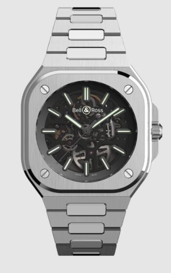 Bell and Ross BR 05 Replica Watch BR 05 SKELETON NIGHTLUM BR05A-BL-SK-ST/SST