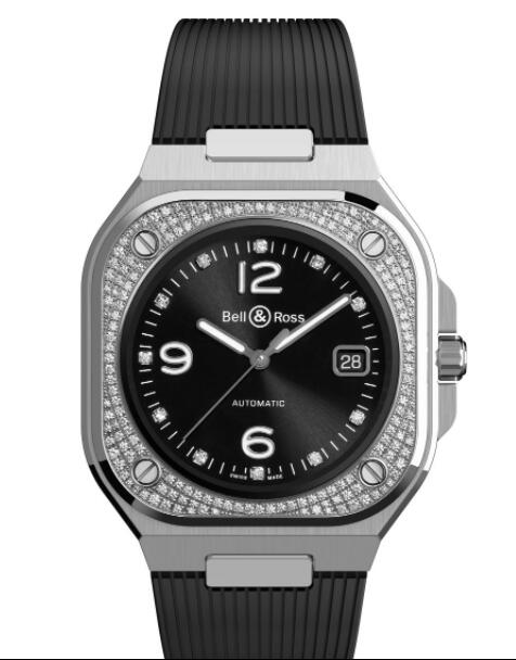 Bell and Ross BR 05 Replica Watch BR 05 DIAMOND BR05A-BL-STFLD/SRB