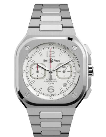 Bell and Ross BR 05 Replica Watch BR 05 CHRONO WHITE HAWK BR05C-SI-ST/SST