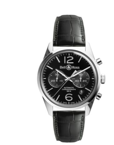 Bell and Ross BR 126 Replica Watch BR 126 OFFICER BLACK BRG126-BL-ST/SCR/2