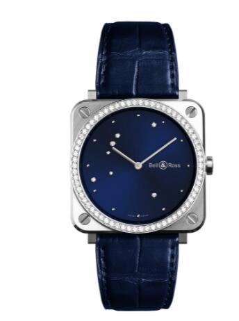 Bell and Ross BR S Replica Watch BR S BLUE DIAMOND EAGLE DIAMONDS BRS-EA-ST-LGD/SCR