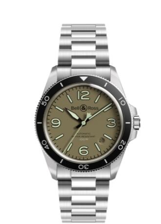 Bell and Ross BR V2-92 Replica Watch BR V2-92 MILITARY GREEN BRV292-MKA-ST/SST