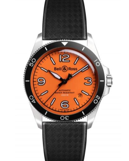 Bell & Ross BR V2-92 ORANGE Replica Watch BRV292-O-ST/SRB