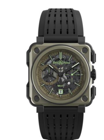Bell and Ross BR X1 Chronograph Replica Watch BR-X1 MILITARY BRX1-CE-TI-MIL