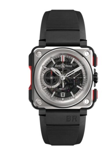 Bell and Ross BR X1 Chronograph Replica Watch BR-X1 TITANIUM BRX1-CE-TI-RED
