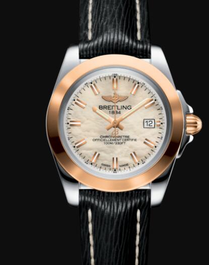 Replica Breitling Galactic 32 Sleek Stainless Steel & 18k Rose Gold - Mother-Of-Pearl watch C7133012/A802/208X/A14BA.1