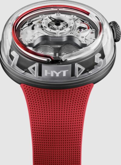 HYT H5 Red fluid Replica Watch H02248