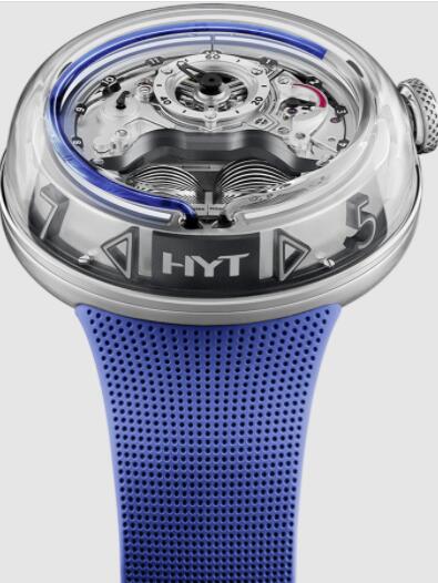 HYT H5 Blue fluid Replica Watch H02352