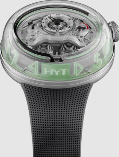 HYT H5 Black fluid Replica Watch H02353