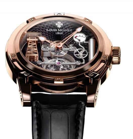 Louis Moinet Derrick Gaz Replica Watch LM-42.50.50