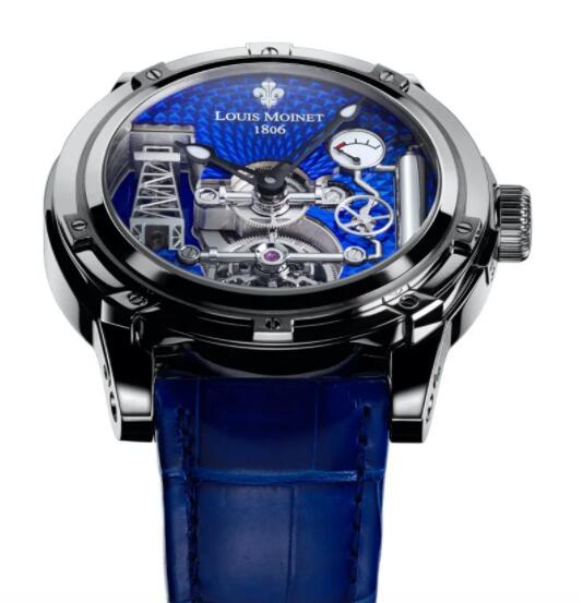 Louis Moinet Derrick Gaz Replica Watch LM-42.70.20