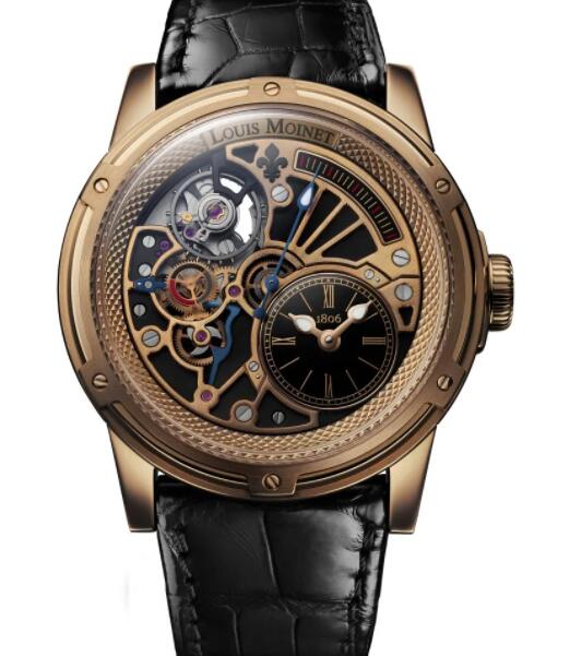 Louis Moinet Tempograph Chrome Replica Watch LM-50.50.50