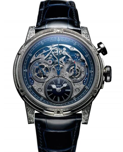 Louis Moinet Memoris Red Eclipse Replica Watch LM-54.71.21