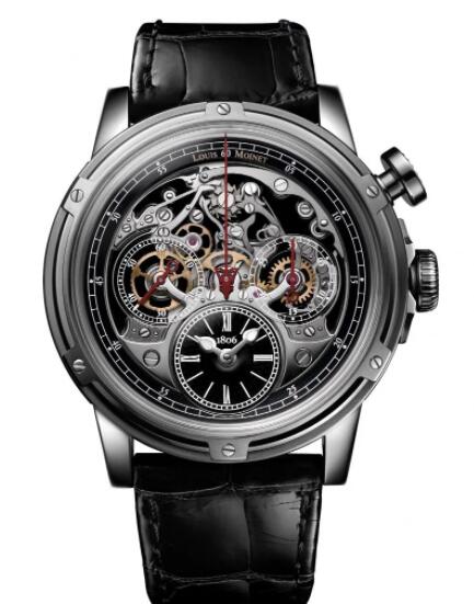 Louis Moinet Memoris Superlight Black Replica Watch LM-79.20.50