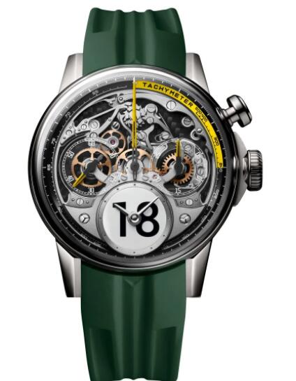 Louis Moinet Time to Race Racing Green Replica Watch LM-96.20.8G