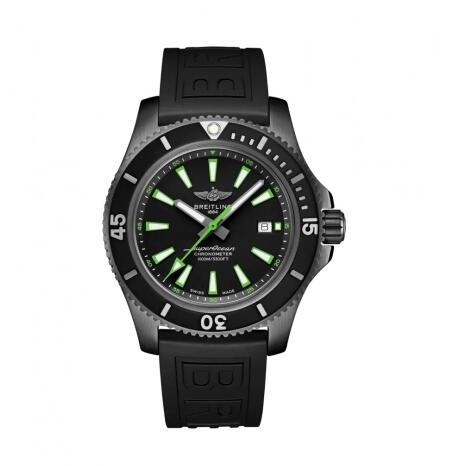 Breitling Superocean 46 Blacksteel Replica Watch M173671A1B1S1