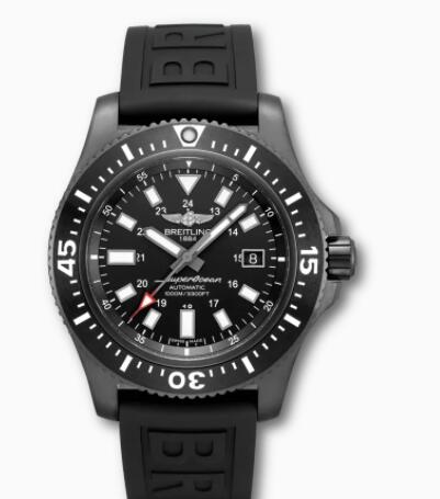 Breitling Superocean 44 Special DLC-Coated Stainless Steel Black M17393131B1S1 Replica Watch