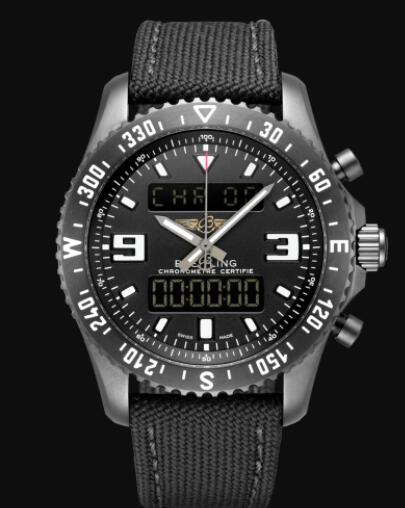 Replica Breitling Chronospace Military DLC-Coated Stainless Steel - Black Watch M78367101B1W1