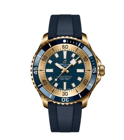 Breitling N173761A1C1S1 SuperOcean Automatic 42 Bronze Blue Replica Watch
