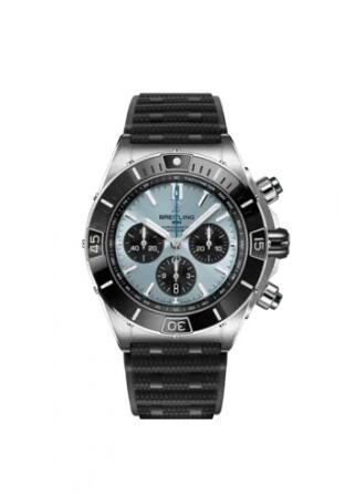Replica Breitling Chronomat B01 44 Stainless Steel Ice Blue Rubber Rouleaux Watch PB0136251C1S1 Replica Breitling Chronomat B01 44 Stainless Steel Ice Blue Rubber Rouleaux Watch PB0136251C1S1