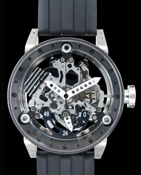 B.R.M Watches Replica Watch B.R.M R50-TN-AB Titanium - Black PVD