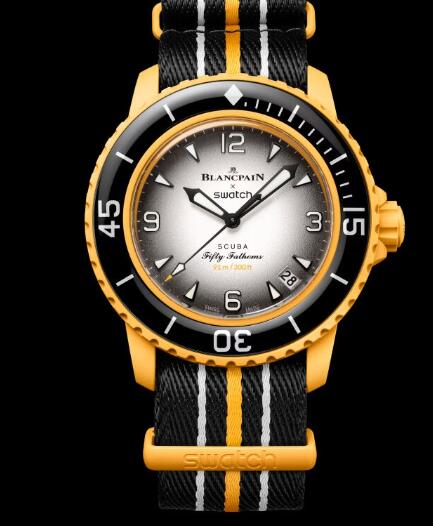 Swatch x Blancpain Scuba Fifty Fathoms Pacific Ocean Replica Watch SO35P100