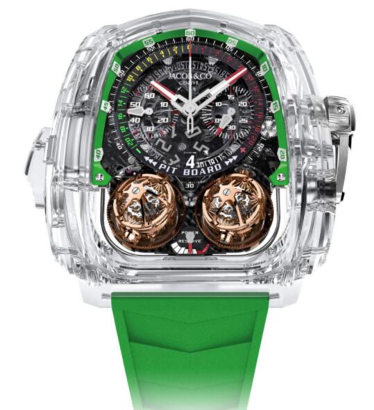 Jacob and Co Twin Turbo Furious Sapphire Crystal Replica Watch TT220.80.AA.AA.ABVEA