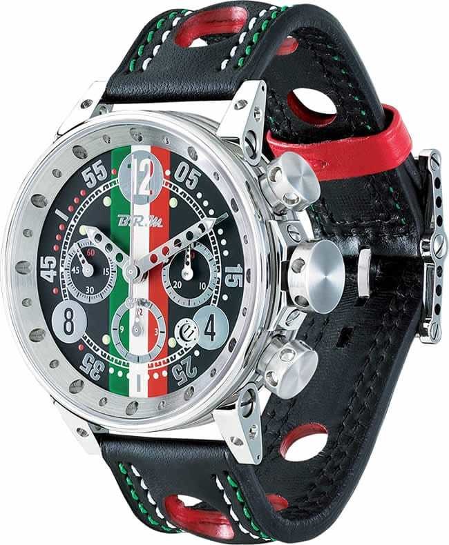 BRM V1244 Italian Flag Replica Watch V12-44-CIT-AG