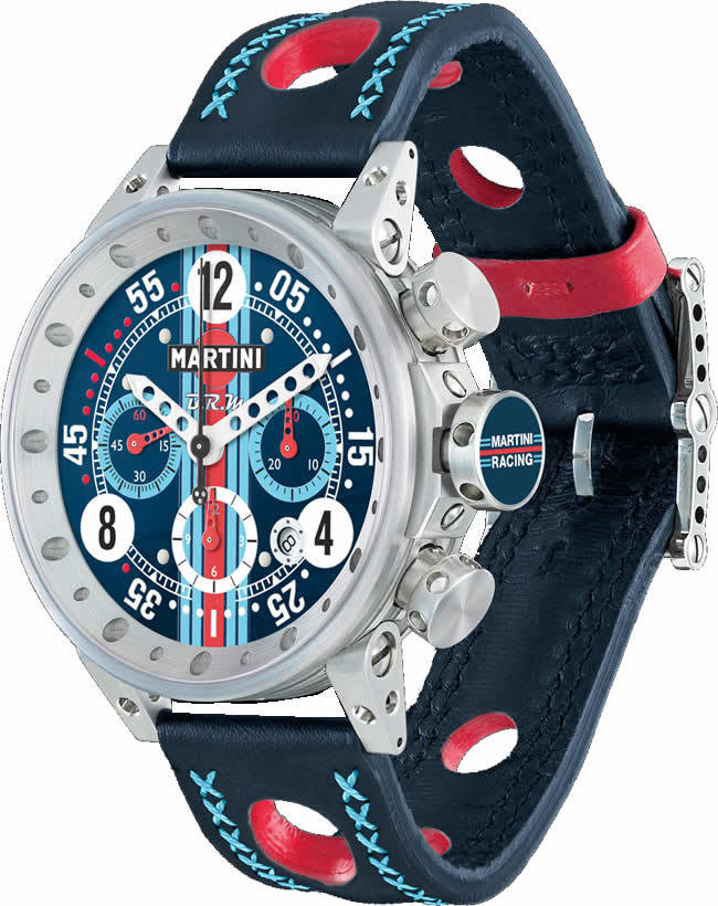 BRM V-12 watches fr sale BRM Martini Racing Navy Dial Limited Edition V12-44-MR-02