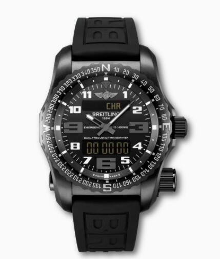 Breitling Emergency DLC-Coated Titanium Black V7632522/BC46/156S/V20DSA.4 Replica Watch