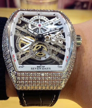 Franck Muller diamond watch payment