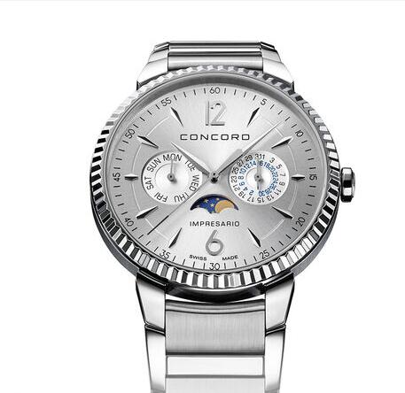 Replica Vintage Concord men's Impresario Stainless Steel Watch Review impresario-0320440